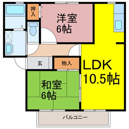 ウインディアの物件間取画像